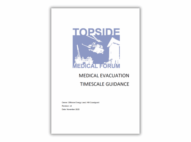 Medical Evacuation Timescale Guidance for Topside Doctors